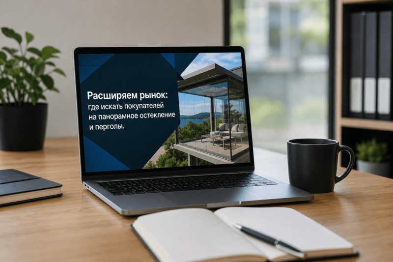 Расширяем рынок: где искать покупателей на панорамное остекление и перголы