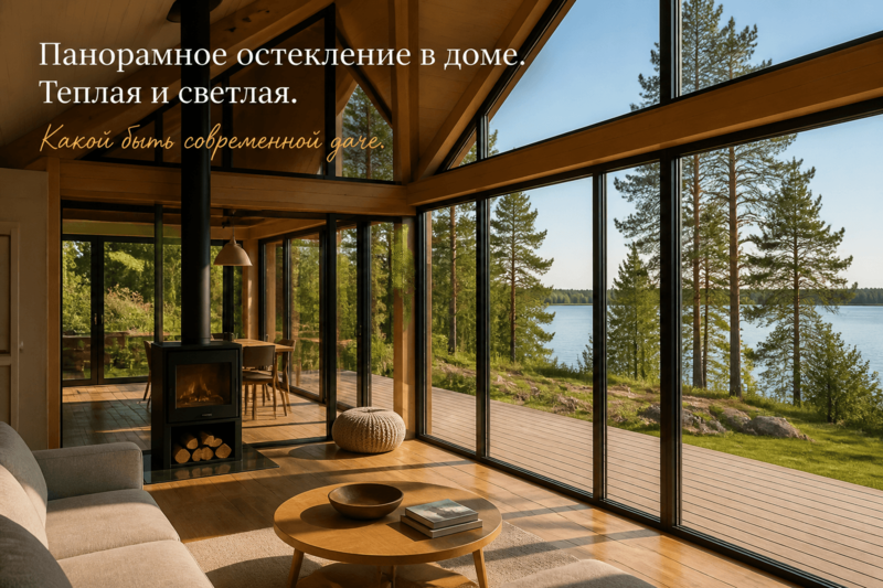 Теплая и светлая. Какой быть современной даче