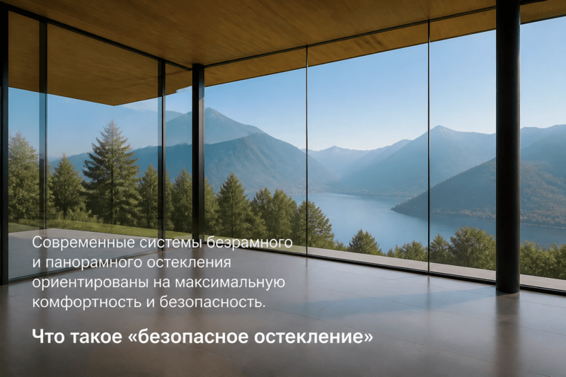Безопасное панорамное остекление: как достигается такой эффект