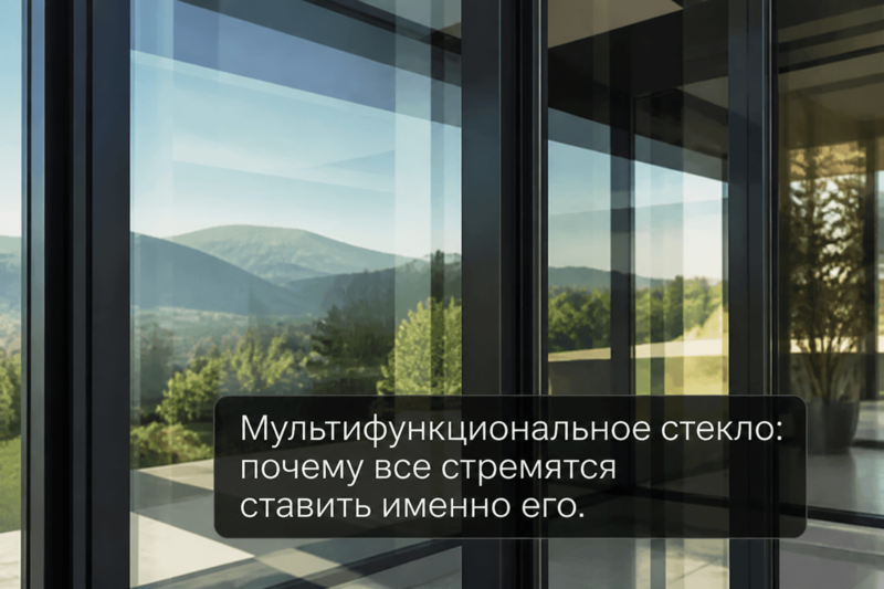 Мультифункциональное стекло: почему все стремятся ставить именно его