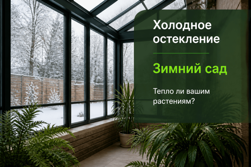 Зимний сад. Тепло ли вашим растениям?