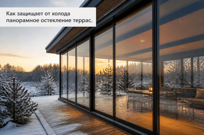 Панорамное остекление. Как обеспечивается защита от холода