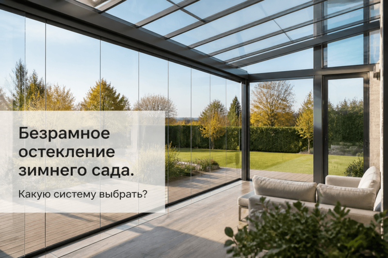Остекление зимнего сада. Какую систему выбрать?