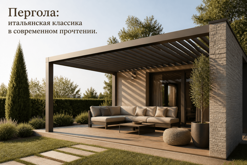Пергола: итальянская классика в современном прочтении